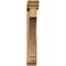 Ekena Millwork Imperial Traditional Rough Sawn Bracket w/ Offset Brace, Western Red Cedar, 6"W x 34"D x 38"H BKT0604X34X38IMP01RWR - alternate 3